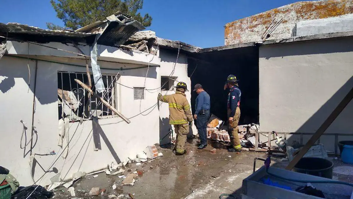 Vivienda siendo inspeccionada